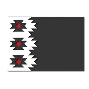 Fichier de coupe en couches de carte de 5 x 7 pouces amérindien Navajo pour machines de découpe Cricut et Silhouette