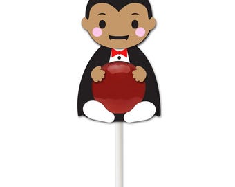 Bedårande Dracula Lollipop Sucker Holder SVG Cut File – Perfekt för Cricut & Silhouette