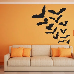 Halloween Bat DIY sylwetka plik cięcia SVG .jpeg Ai Ps i więcej pliki do natychmiastowego pobrania DIY naklejka na ścianę lub okno