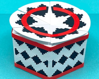 Navajo bröllopskorglåda SVG-klippfil presentask för Cricut och Silhouette middagsinspirerad favoritlåda