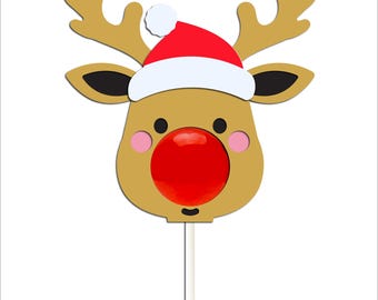 Renar i lager SVG-fil - Sucker & Lollipop Holder