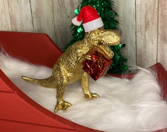 baby's first christmas dinosaur ornament