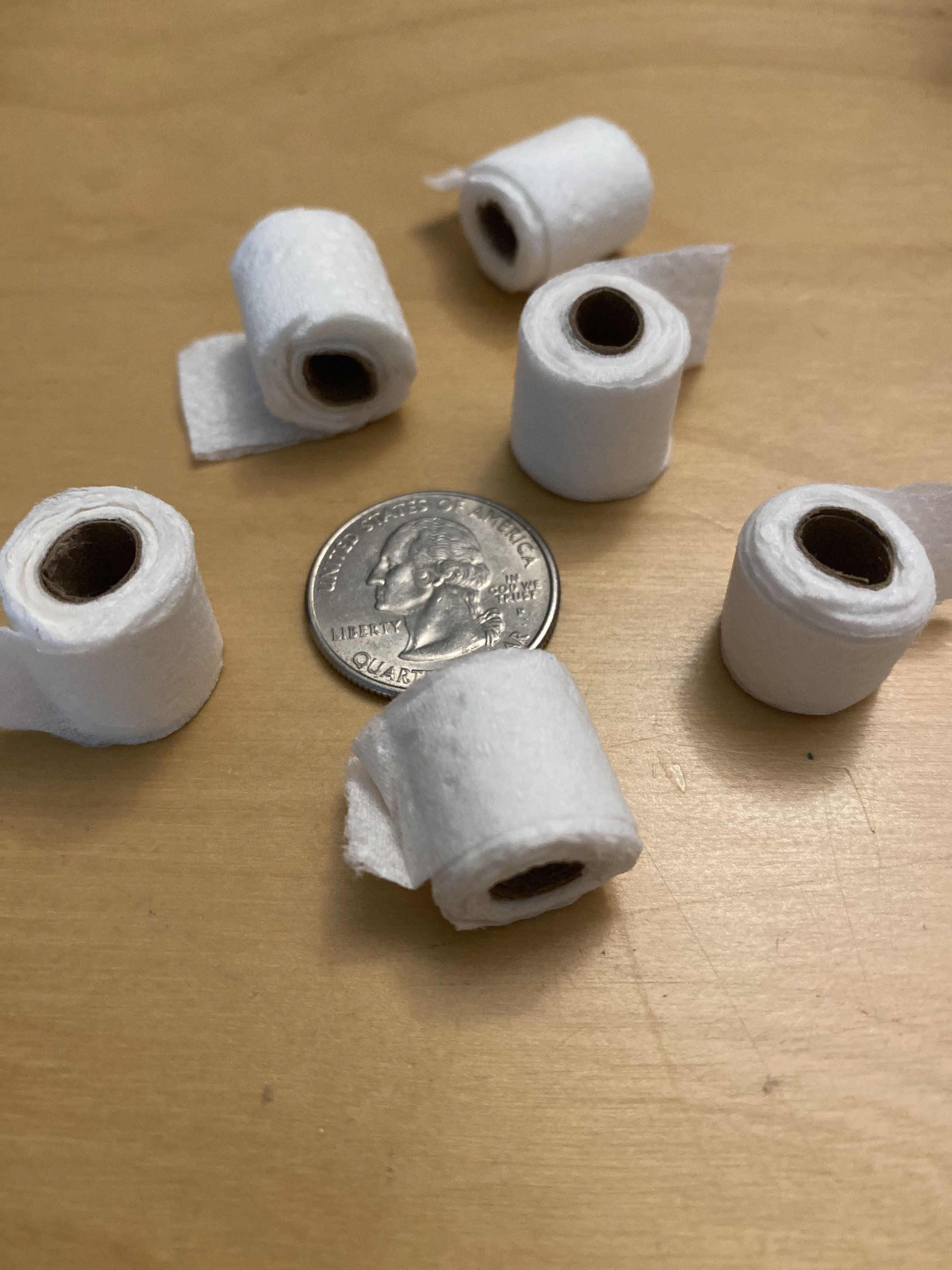 Mini Toilet Paper Etsy