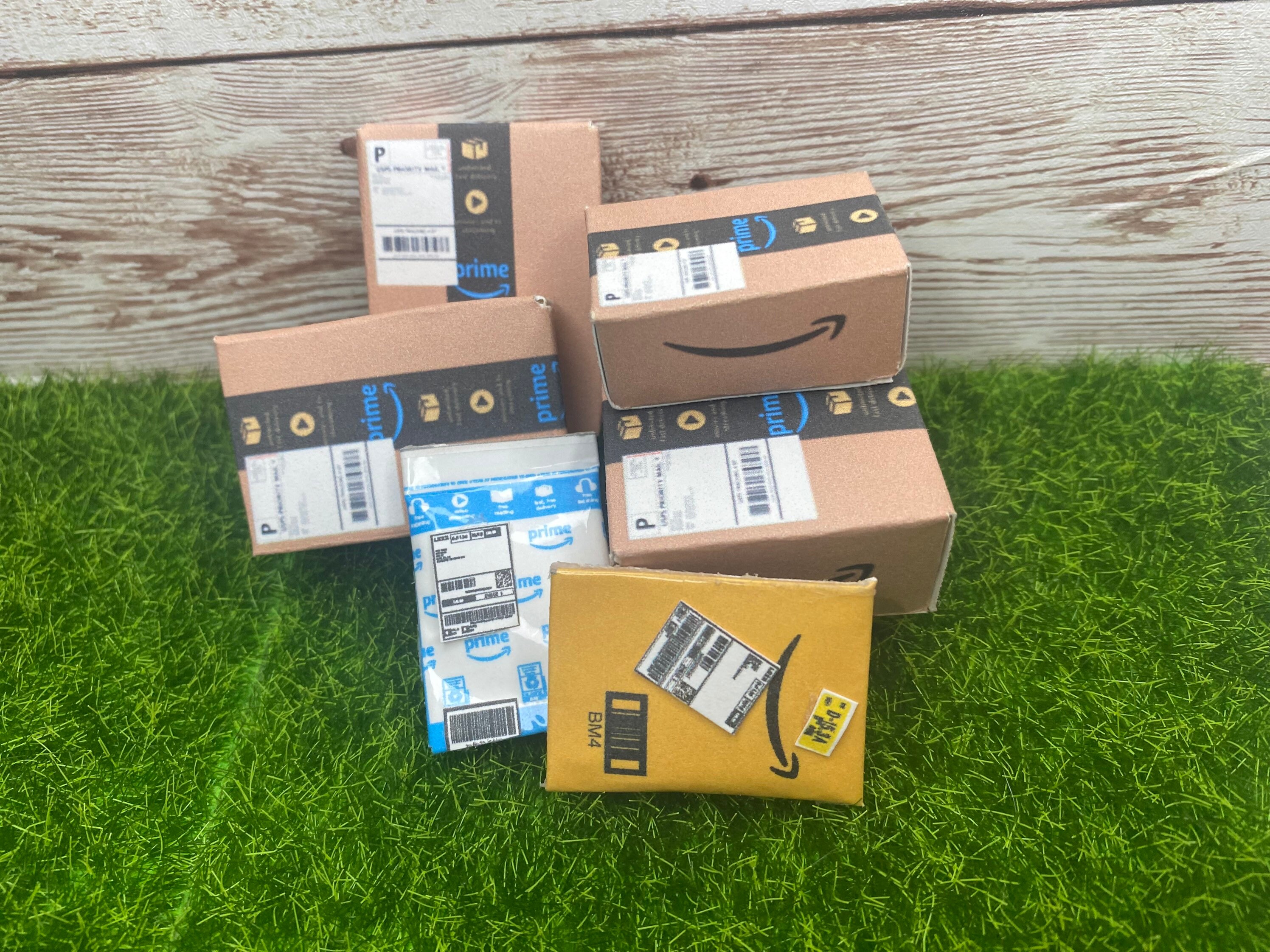 Miniature Amazon packages Etsy