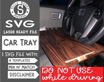 Car Tray SVG File-Digital Download / Steering Wheel Tray/ Vehicle/