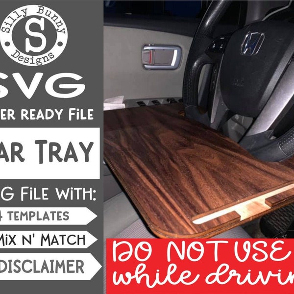 Car Tray SVG File-Digital Download / Steering Wheel Tray/ Vehicle/