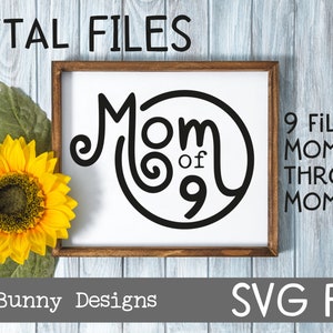 Mom SVG File-Laser Cut/Mother&#39;s Day/ Mum/ Mommy/ Glowforge Ready/Gift for Her