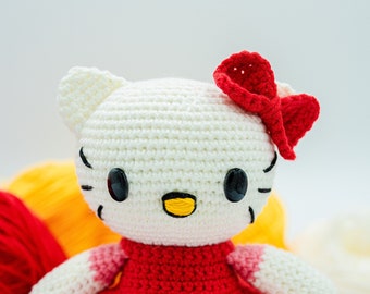 Hello Cat Crochet Pattern