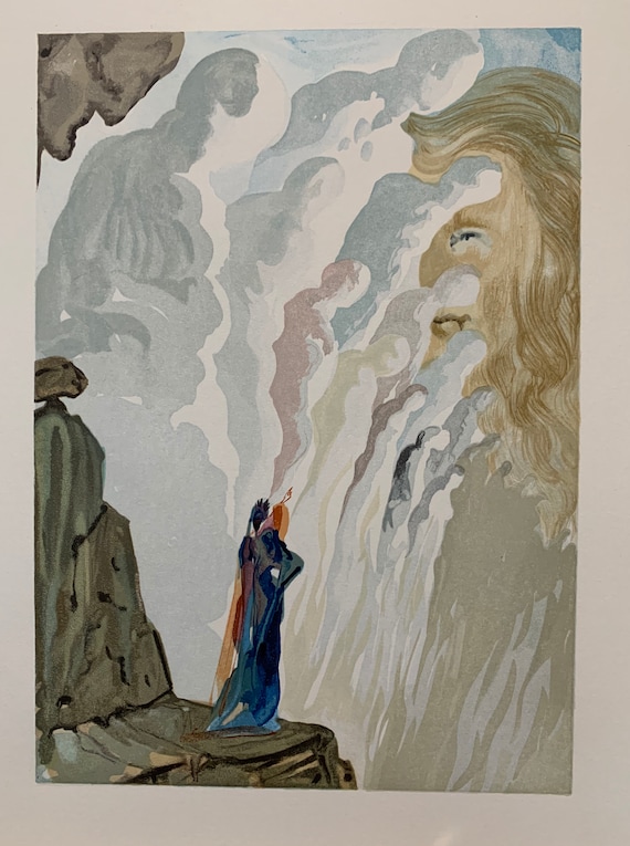 Dali Divine Comedie Purgatory Canto 7