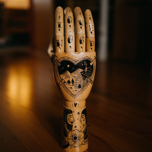 Drewniana rączka „Love Wood”