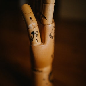 Wooden Hand Love Wood image 3