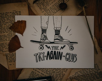 Skateboard - Try Again Club.