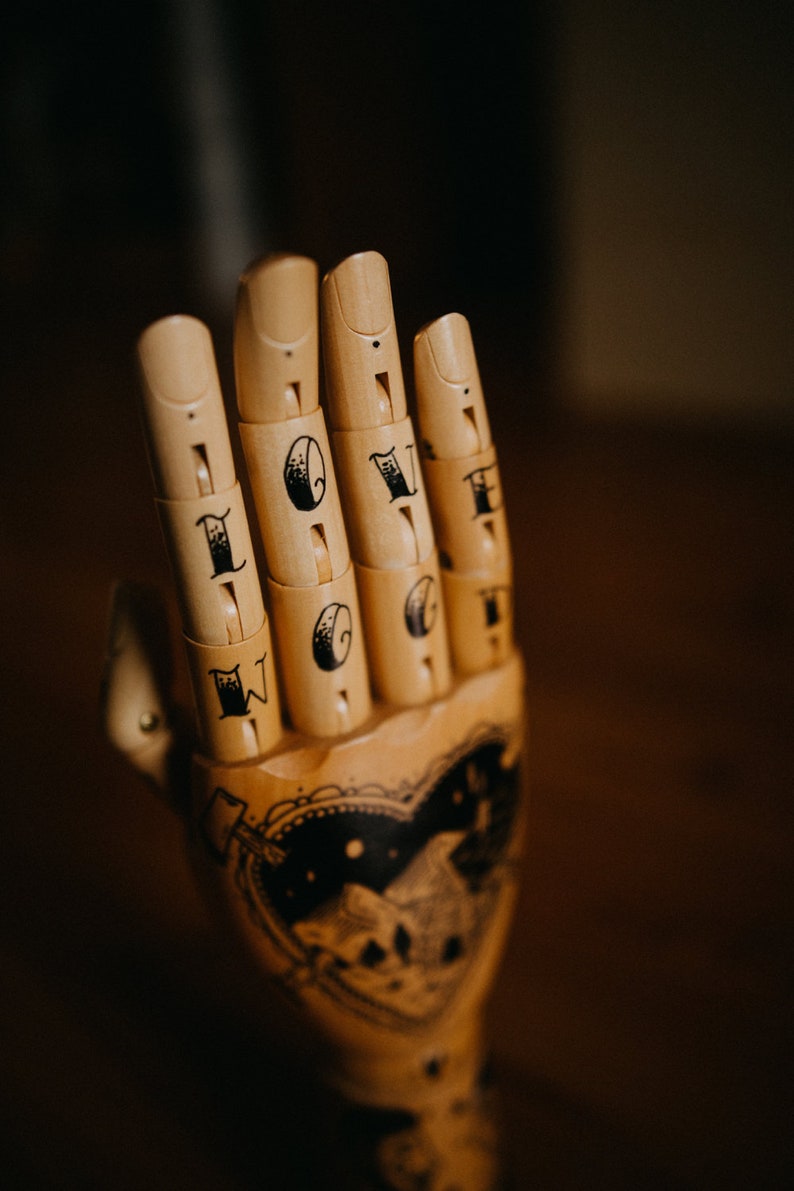 Wooden Hand Love Wood image 2