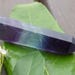 Fluorite 6.5cm single point wand Purple green double point reiki healing wand