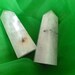 Tourmaliated Quartz wand 4.5 cm / 5 cm single point Gemstone crystal Reiki divination healing