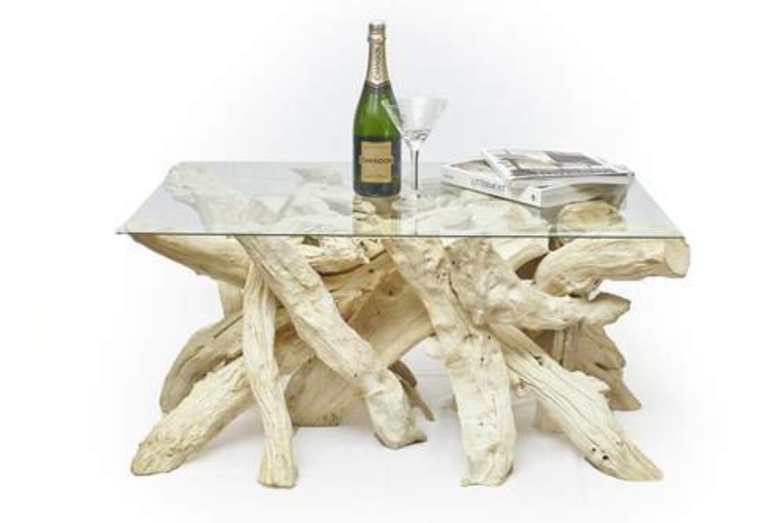 Driftwood Table Base 24 X 38 X18h Large Etsy