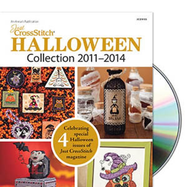 2011-2014 Just Cross Stitch Halloween DVD *FREE Insured Shipping* Annual Halloween Issue Special Collector's Issue Magazine 15-1928 JCSDVD51