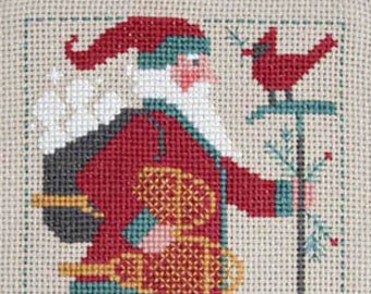 2011 Schooler Santa *FREE Insured Shipping* Prairie Schooler Counted Cross Stitch Charts Patterns Schooler Santas Santa Claus 11-2074