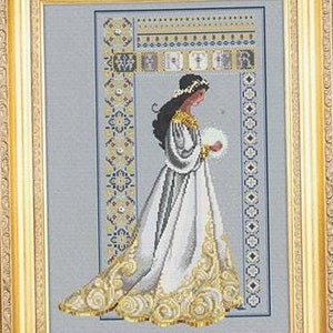 CELTIC WINTER *FREE Insured Shipping* Counted Cross Stitch Charts Patterns Lavender & Lace Marilyn Leavitt-Imblum LL60 Not Finished/Framed