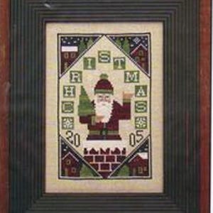 2005 LIMITED EDITION SANTA Cross Stitch Pattern: Prairie Schooler Christmas Here Comes Claus 13-1538