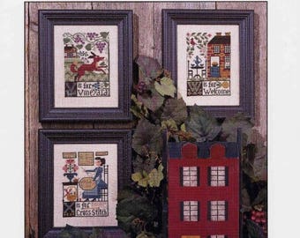 V*W*X *FREE Insured Shipping* Prairie Schooler Retired Counted Cross Stitch Chart Pattern Book No. 113 Authorized Reprint 04-1634