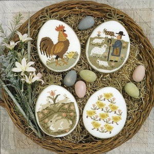 RARE ! Vient d'éclore * livraison assurée gratuite * printemps Pâques Prairie Schooler tableau de points comptés Book107 dépliant original pour papier cartonné bricolage