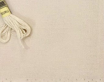 32ct Lugana Fabric: 32-count Murano Fat Quarter 18x27 inches Zweigart Evenweave Cross Stitch