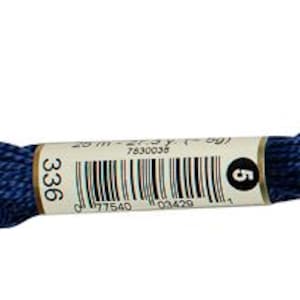 Colors 336 to 355 DMC Pearl Cotton Size 5 Skeins *INSURED SHIPPING* Threads Perle Cotton Coton Perle&#39; Art. 115