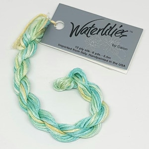 200-251 Caron WATERLILIES Silk Threads Hand Dyed Variegated Divisible Strands Cross Stitch Needlepoint Embroidery