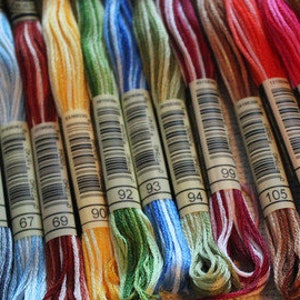 DMC Shaded Floss Variegated Six Strands Skeins Threads Art. 117