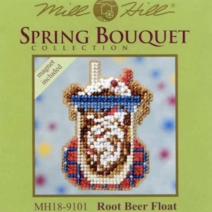 Root Beer Float Kit: Mill Hill Spring Bouquet Kit Beaded Beads Beadwork MH189101 DIY