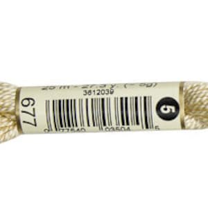 Colors 580 to 899 DMC Pearl Cotton Size 5 Skeins *INSURED SHIPPING* Size 5 Threads Perle Cotton Coton Perle&#39; Art. 115