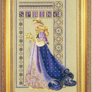 CELTIC SPRING *FREE Insured Shipping* Counted Cross Stitch Charts Patterns Lavender & Lace Marilyn Leavitt-Imblum LL50 Not Finished/Framed
