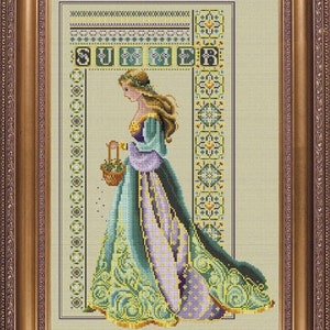 CELTIC SUMMER *FREE Insured Shipping* Counted Cross Stitch Charts Patterns Lavender & Lace Marilyn Leavitt-Imblum LL56 Not Finished/Framed