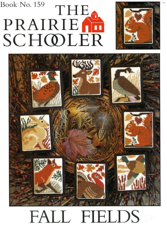 Fall Fields Ornaments Prairie Schooler Cross Stitch Pattern 159 Original