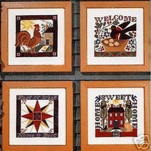 Welcome Home *Livraison assurée GRATUITE* Grille de points comptés Prairie Schooler, livre n° 92 01-1299