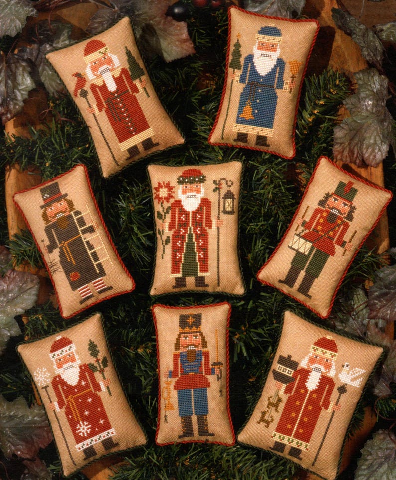 NUTCRACKERS Cross Stitch Patterns: Christmas Prairie Schooler Book No. 59 Authorized Reprint 96-880 DiY image 1