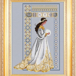 CELTIC WINTER *FREE Insured Shipping* Counted Cross Stitch Charts Patterns Lavender & Lace Marilyn Leavitt-Imblum LL60 Not Finished/Framed