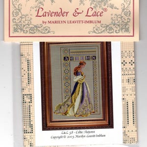 CELTIC AUTUMN Counted Cross Stitch Pattern: Lavender & Lace Marilyn Leavitt-Imblum LL58 03-3209 DIY