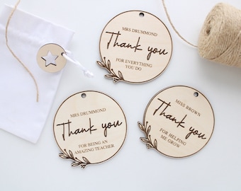 End of term teacher thank you gift / teaching assistant gift / end of term / personalised