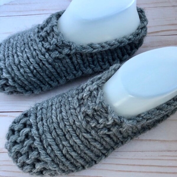 knitted house slippers