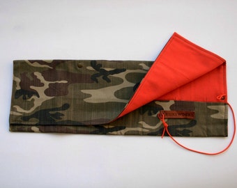 Kukiworks Canvas & Camo 6 Pocket Watch Roll