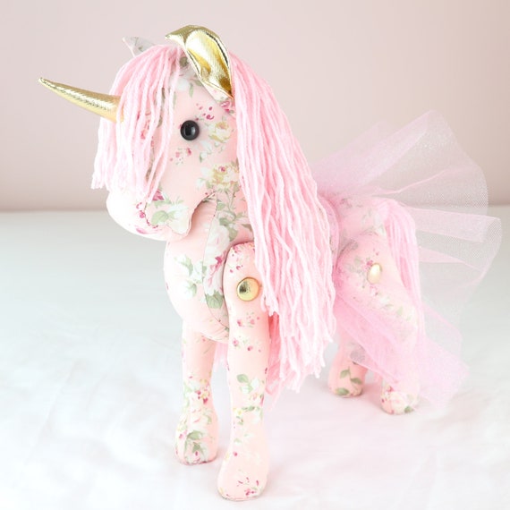 pink unicorn doll