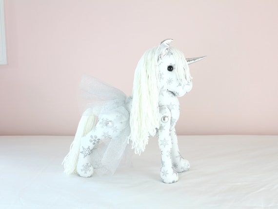 large stuffed unicorn