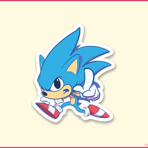 Sonic - adesivo de vinil recortado