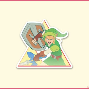 LoZ - Link - Adesivo de vinil recortado