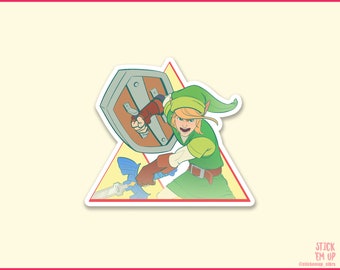 LoZ - リンク - ダイカットビニールステッカー