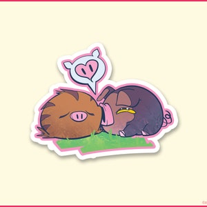 ポケモン - スウィヌブ＆レチョンク - ダイカットビニールステッカー