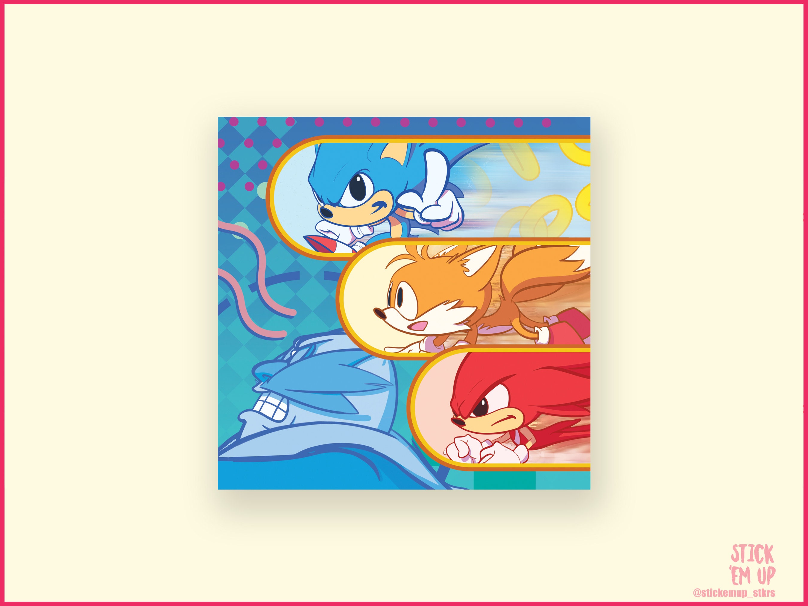 Sonic Mania Plus 4x6 Inch Glossy Prints SEGA -  Sweden