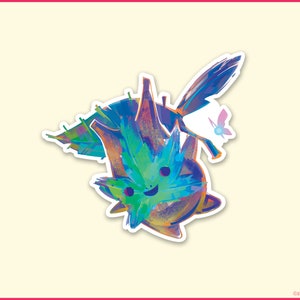 Korok - Autocollant en vinyle découpé - LoZ, BotW, TotK, WW